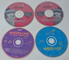 Creative Wonders Madeline Preschool & Kindergarten PC Game Educational Lot