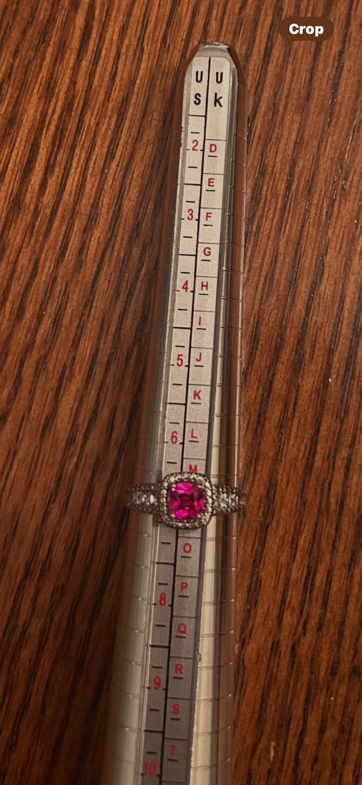 BEAUTIFUL DELICATE STERLING SILVER AND RUBY  AND … - image 2