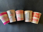 Casino Coin cups , Vintage 1960/70s Las Vegas etc x 5