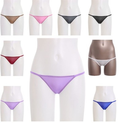 Women Briefs Party Thongs Beach Panties Sheer Bikini Daily Underwear Shiny Mini