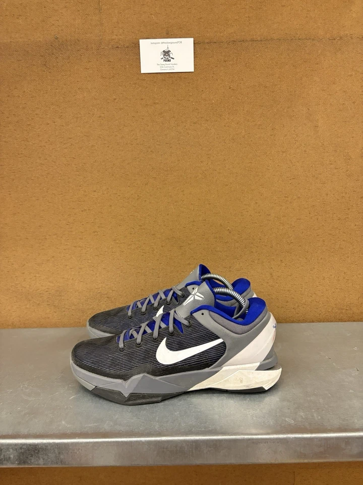 Nike Zoom Kobe 7 VII System Concord negro 2012 para hombre talla 7,5 usado 488371-402 Foto 3 de 4