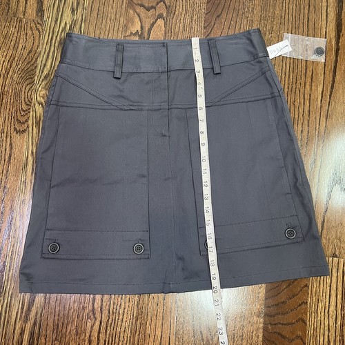 Gonna grigia Theory A-Line/Cargo cotone misto lycra taglia 10 made in USA - Foto 6 di 9