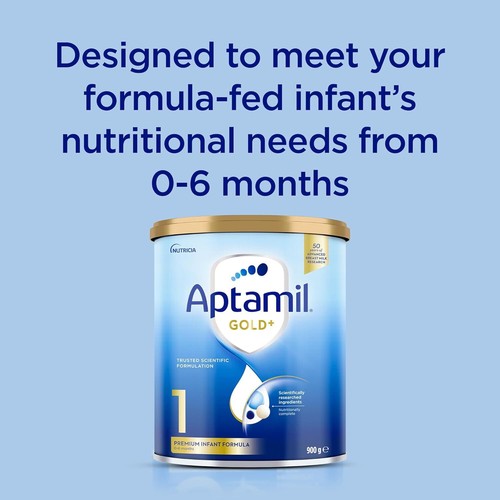 Aptamil Gold+ 1 Premium Nutritionally Complete Infant Formula, Premium Baby - Picture 5 of 15