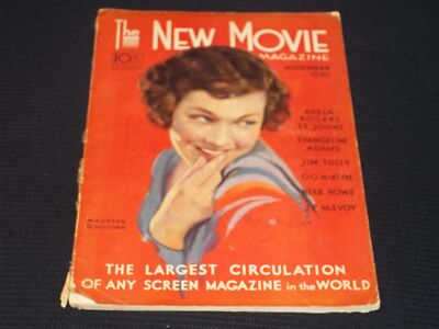 1930 NOVEMBER THE NEW MOVIE MAGAZINE - MAUREEN O'SULLIVAN FRONT COVER - E 17157