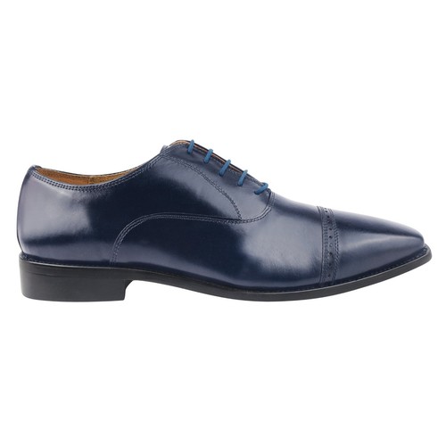 LIBERTYZENO Mens Genuine Leather Cap toe Lace up Oxford Formal Shoes for Men - Picture 15 of 26