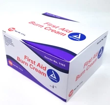 (1 Box) First Aid Burn Cream 0.9 grams - 144 Packets/Box - (Dynarex-1165)