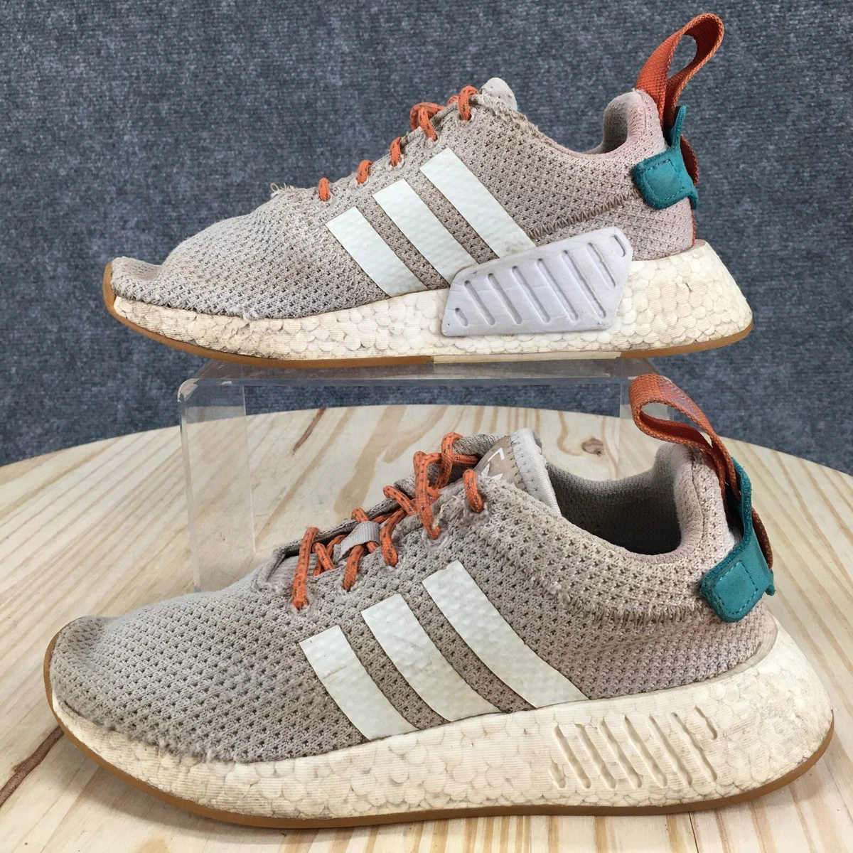 Adidas Shoes Womens 5 NMD R2 Summer Gray Fabric Up | eBay