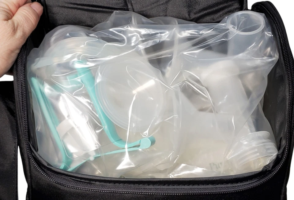 Extractor de leche eléctrico ultra doble Ameda Purely Yours nuevo en bolsa valor de $250  Foto 4 de 4