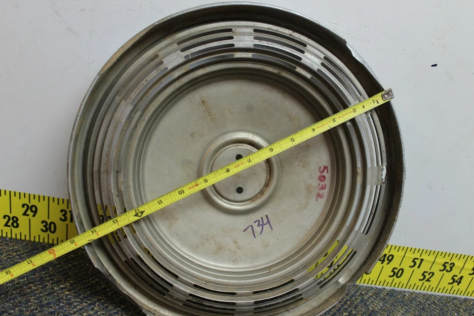 OEM GM 15" Hub Cap Wheel Cover 00491873 495089 1973-74 Pontiac Grand Prix (734) - Image 3 of 3