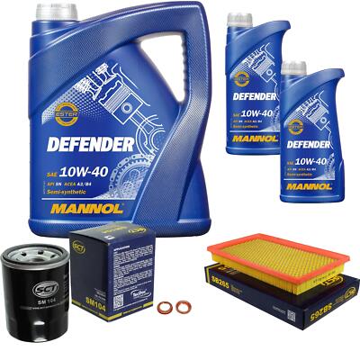 SCT Inspektionspaket 7 L MANNOL Defender 10W-40 für Nissan Maxima/Maxima QX V
