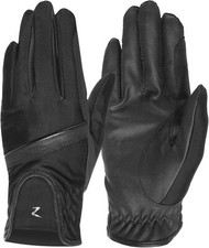 HORZE Womens Evelyn Breathable Gloves - Black - 9,Gloves  Mittens