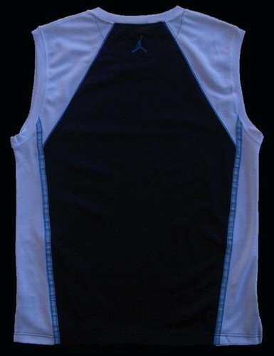 NWT JORDAN Boys Sleeveless Navy Blue & White Jersey(Size XL/ 20) MSRP$45.00 NEW - Picture 2 of 4