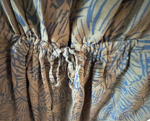 Prana Sleeveless Ecotropics Dress Org $89 Cabana Straw Size L Sleeveless 2G - Picture 6 of 13