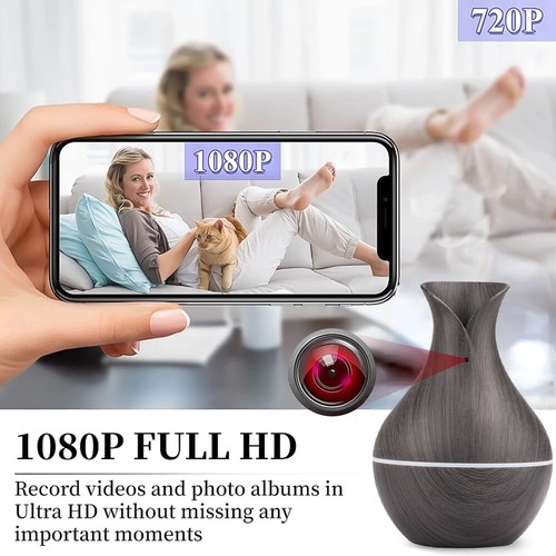 HD 1080P Wifi Camera Air Humidifier Design Home Security NanyCam Video DVR LOT - Picture 4 of 18