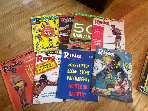 Vtg Boxing Magazines (19) THE RING- BOXING ILLUSTRATED- WORLD BOXING - 1968-72 - Picture 2 of 3