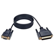 Tripp Lite Null Modem Serial RS232 Cable (DB9 to DB25 F/M) 6-ft. (P456-006)