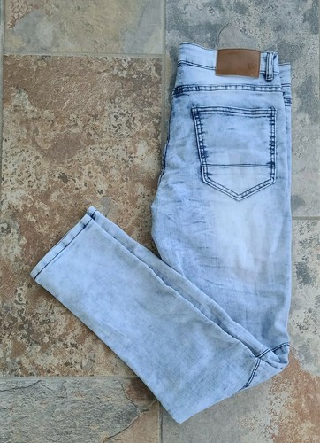Waimea Skinny Fit Men Size 32x31 Denim Jeans Distressed - Picture 2 of 12