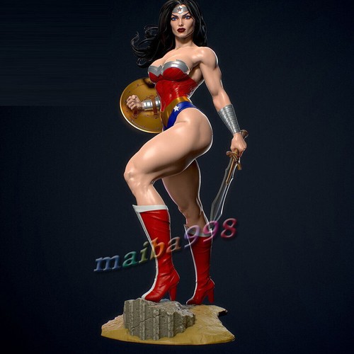 1/6 Wonder Woman + Schwert 3D Druck Modellbausatz unbemalt ungebaut 30cm GK 2Ver. - Bild 2 von 5