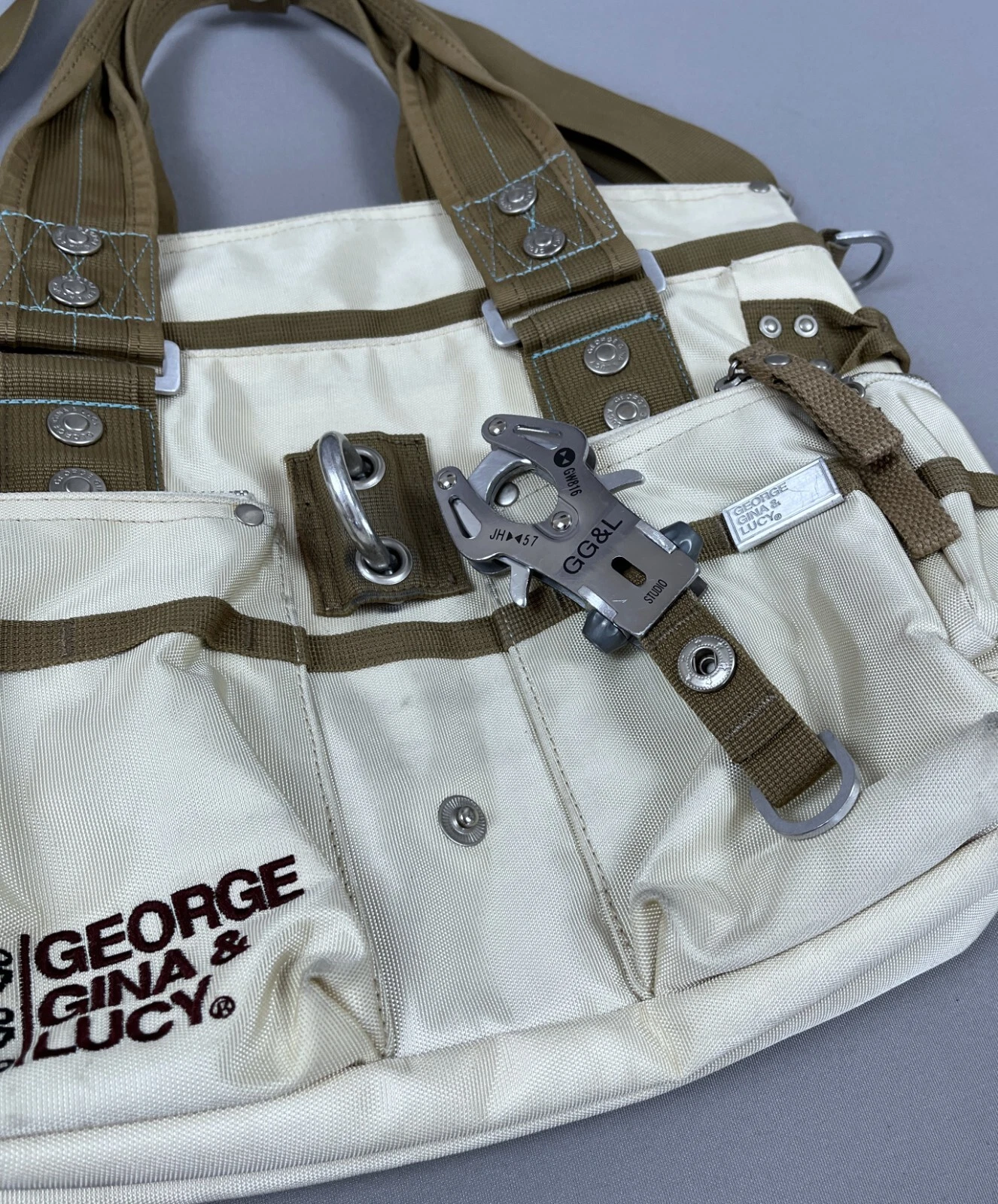 Rara borsa a tracolla in nylon stile Alyx George Gina & Lucy GGL Carbine Y2K 6IX