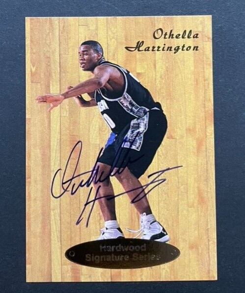 1997-98 Hardwood Signature Series - Othella Harrington Georgetown  RC AUTO /7500