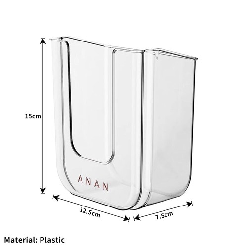 Wall Mounted Tissue Holder Kitchen Wipes Storage Box Container Dispenser #T - Picture 14 of 15