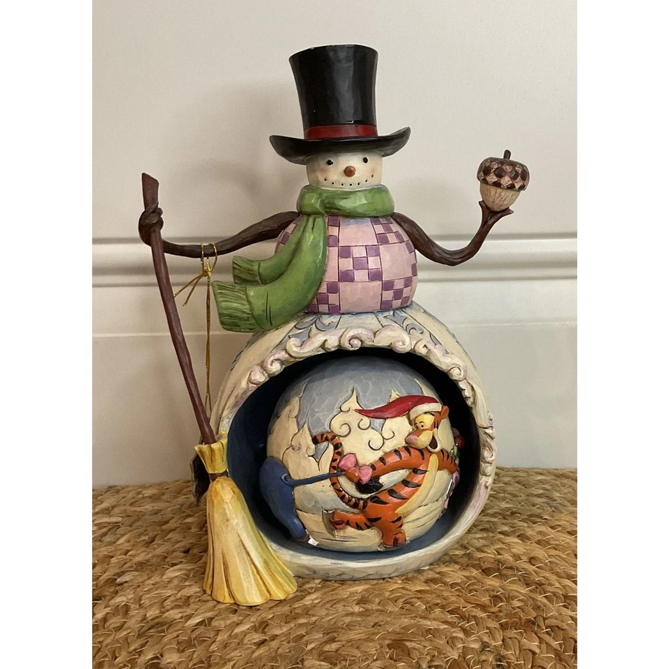 Jim Shore Disney Traditions "Invierno en el bosque de 100 acres" #4011038 Enesco Foto 4 de 4