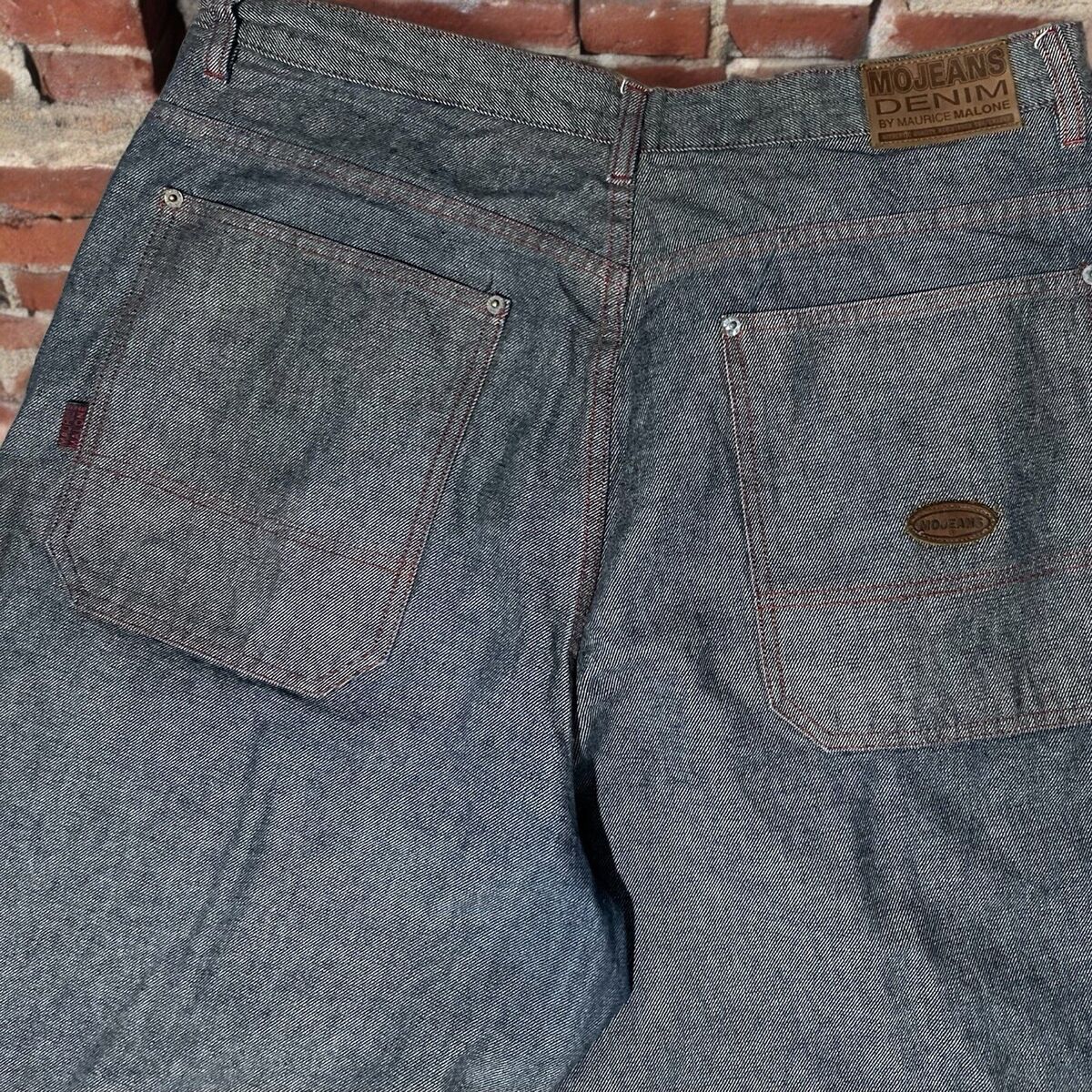 Vintage 90s Maurice Malone Mo Jeans Size 40 Raw Denim Hip Vintage 90s Maurice Malone Mo Jeans Size 40 Raw Denim Hip