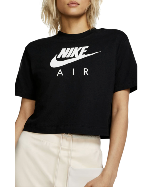 nike gold crop top