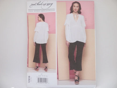 Vogue 1618 Rachel Comey Loose Fit Pullover Tunic & Pants Pattern 6-14 or 14-22