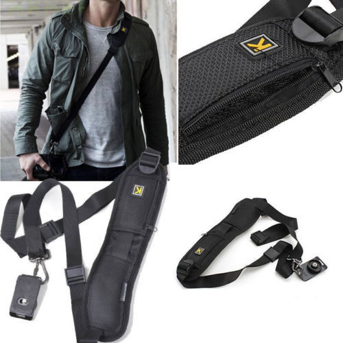 QUICK STRAP Camera Single Shoulder Belt Sling SLR DSLR Cameras Canon Sony Nikon - Picture 2 of 5