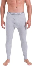 3 PACK Fruit Of The Loom Mens Thermal Waffle Pants Bottoms Size -  L or 2X  MIX