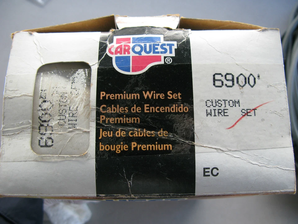 JUEGO DE CABLES DE BUJÍA CARQUEST 6900 PARA FORD MUSTANG Foto 3 de 3