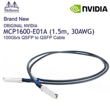 Nvidia Mellanox MCP1600-E01A 1.5M Passive Copper cable IB EDR 100Gb/s QSFP LSZH