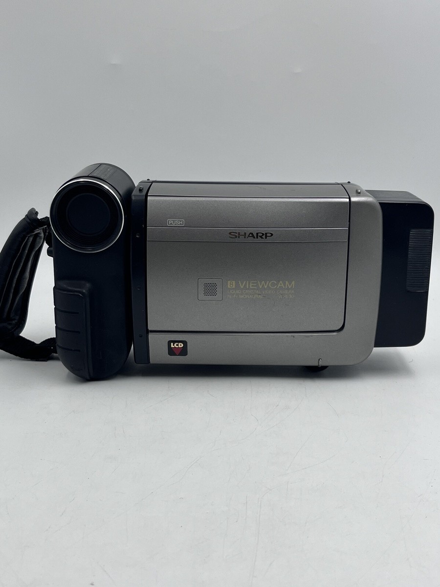 Sharp Viewcam VL-E30 8mm Viewcam 8 Camcorder untested w/ Solidex