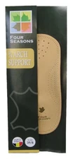 Four Seasons 3/4 Leather Foot Bed Arch Support Insole - Made in Germany