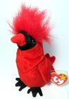 Vintage Ty Beanie Baby "MAC" the Cardinal, #4225, 1998, 6 inch, Mint Condition!