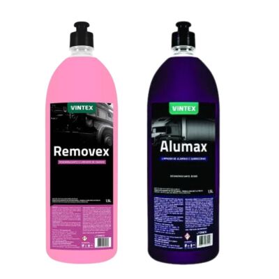 Vonixx Vintex Alumax Aluminum Car Cleaner + Removex Chassi Degreaser  2 x 1.5 Lt