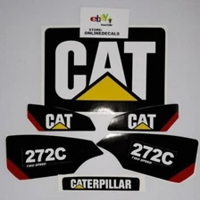 SKID STEER CATERPILLAR CAT DECAL 272C 2speed STICKER SET Fast Free