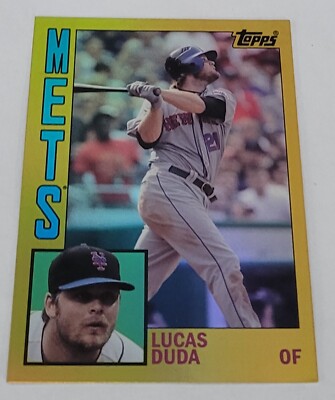 2012 Topps Archives Gold Foil #171 Lucas Duda New York Mets