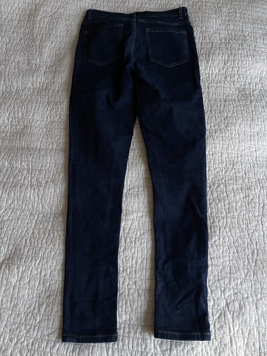 M&S THE IVY SKINNY JEANS UK10 LONG V DARK BLUE BARELY WORN INDIGO LADIES GIRLS - Picture 2 of 7