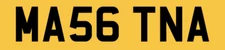 MARTINA NUMBER PLATE MARTINA'S CHERISHED REGISTRATION MA56 TNA TINA TINA'S REG