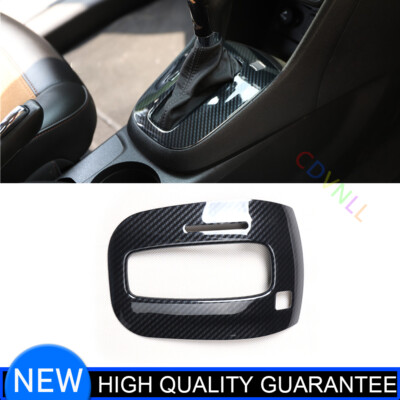 Inner Gear Shift Panel Decor Cover Trim For Buick Encore 2013-2015 Carbon Fiber