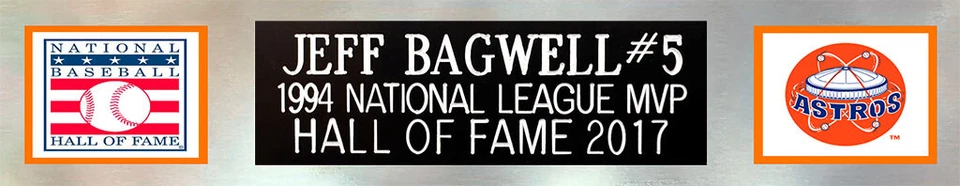 Camiseta Jeff Bagwell Autografiada y Enmarcada Arco Iris Houston Auto Fanatics Certificado de Autenticidad Foto 4 de 4