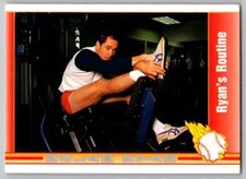 1991 PACIFIC NOLAN RYAN TEXAS EXPRESS I RYAN'S ROUTINE TEXAS RANGERS #81