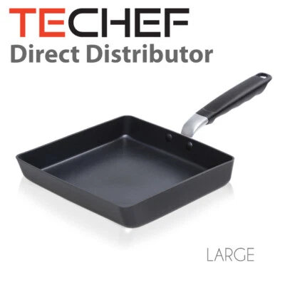 TeChef - (Large) Tamagoyaki Japanese Omelette Egg Pan / Made in Korea /Black