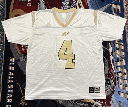 Adidas UCF Knights Fußball Trikot #4 University of Central Florida weiß XL