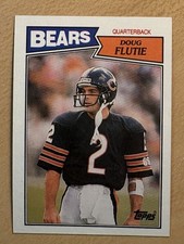 Doug Flutie 1987 Topps Football Rookie Card #45, NM-MT, Chicago Bears. rookie card picture