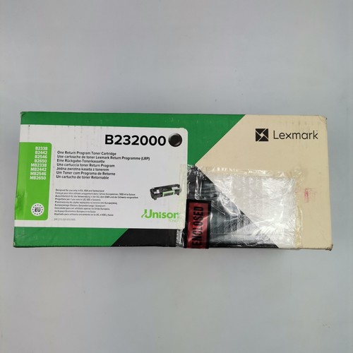 1 x Lexmark Black Original OEM Toner Cartridge B232000 - B2338, B2442, B2546 - 第 4/6 張圖片