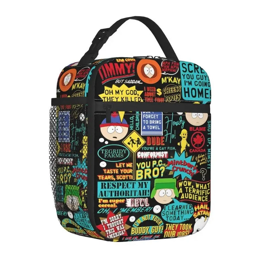 Kids South Park Lunch Bag, School Picnic Bag Gift