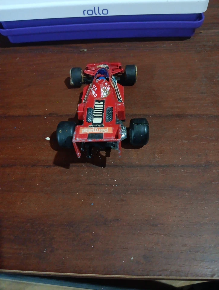 ZEE ALPHA ROMEO BRABHAM BT 46 DIECAST - 4 1/2" - MB 1, ROUGH AND POOR SHAPE ASIS - Image 4 of 4